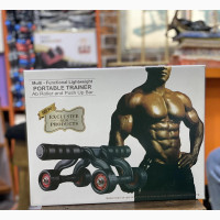 Ab Roller and Push-Up Bar