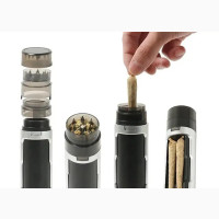 BORISTAK 3 in 1 Portable Herb Crusher With Filling Horn Tube