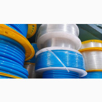 PU Hose Blue, White 100 Meters