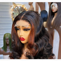 2Tone Bouncy Unit - Luxury Curly Hair Extensions Wigs