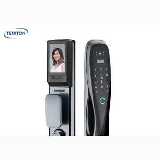 Brand New Tuya Finger Print Intelligent Smart Door Lock - Black Copper
