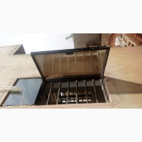 Aluminum Transom Frameless Windows With Burglary and Net