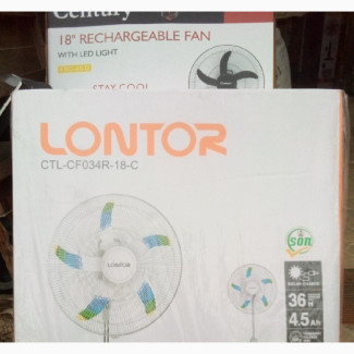 Lontor 18-Inch Rechargeable Standing Fan