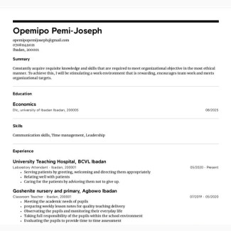 Part- Time and Weekend Work
