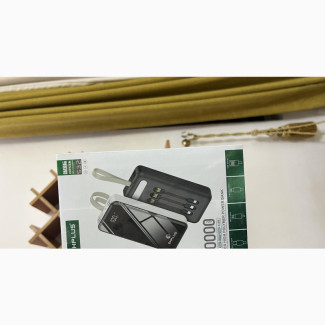 Sh Plus 30000mah Power Bank Original With Inbuilt Cables
