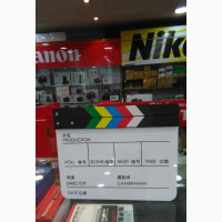 Clapperboard - Black and White Colors Available
