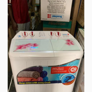 Brand New Scanfrost Washing Machine 6kg Twin Tub - White