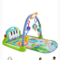 Fisher-Price Kick Play Piano Music Baby Play Gym Playmat