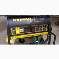 Firman Black Petrol Generator 100% Copper Coil 3.3kva