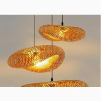 Bamboo Hand Weaving Pendant