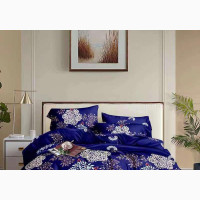 Blue-Flower Bedsheet, 4pillowcase, Duvet and Diver Cover