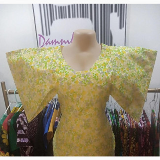 Stylish Butterfly Sleeve Gown and Top by Louis Vuitton