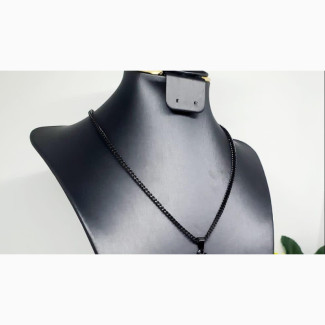 Popular Black Steel Necklace for Men and Women