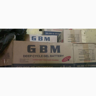 200 GBM Gel Batteries