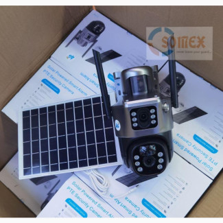Dual Lens 4G Solar Camera