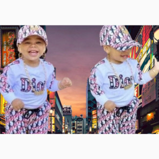 Dior Branded 3-Piece Clothing Set