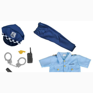 Complete Police Costume Set - Brand New