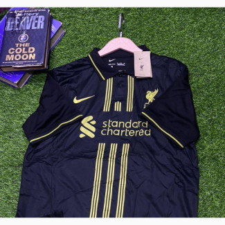 Liverpool Official 23/24 Black Polo Shirt