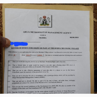Approved Duplex (Shop and a Residential) Land for Sale
