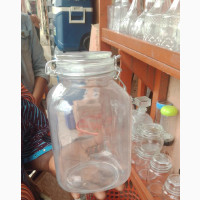 Glass Storage Jar Transparent Glass