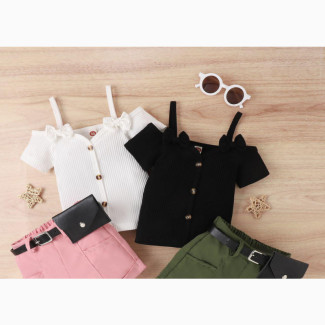 Black Top N Green Short