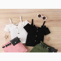 Black Top N Green Short