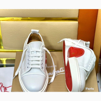 Christian Louboutin Luxury Sneakers - Brand New, White, Men#039;s - Size 40-46