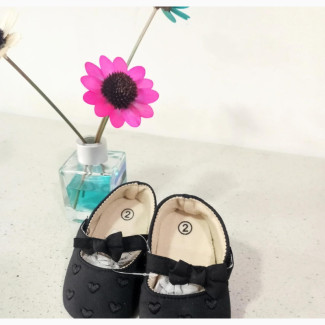 Baby Girl Prewalker Shoes Black 0--3months