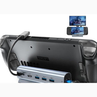 6 in 1 Steam Deck Dock USB 3.0 HDMI at 60hz 1000mbps PD 60W