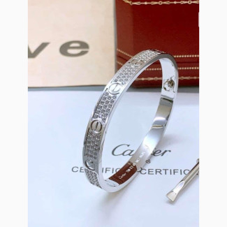 Cartier Bangle Bracelets Silver
