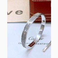 Cartier Bangle Bracelets Silver