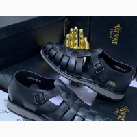 Fratelli Vanni Pure Leather Sandals for Men