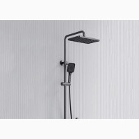 LED Temperature Display Standing Shower