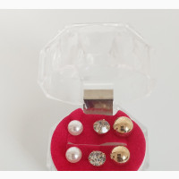 3 In1 Stud Earring Set - The Sumayyah set