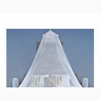 Mosquito Net - Circular Canopy Net With Ring-White