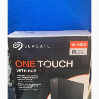 Seagate 16TB One Touch With Hub - Brand New