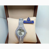 Satisfy Ladies Studded Wrist Watch - Silver