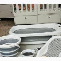 Complete Baby Foldable Bath Set Baby Bathtub Set