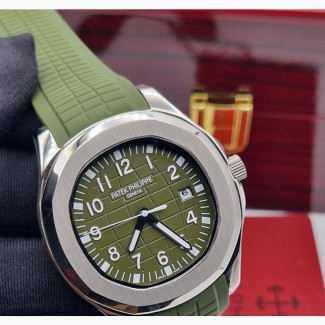 Patek Philippe Automatic Green Strap Watch