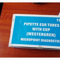 Westergren Pipette ESR Tubes With Cup