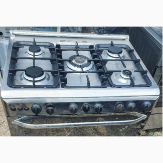 5 Burner Stainless Steel Gas Cooker × Pay at Delivery(Warranted