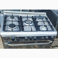 5 Burner Stainless Steel Gas Cooker × Pay at Delivery(Warranted