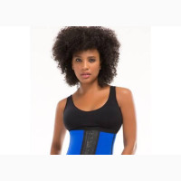 Blue Ladies Waist Trainer - High Compression Training Corset