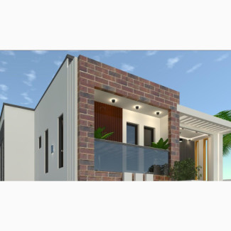 Contemporary 4 Bedroom Bungalow Design, Hiddenroof /Roofless