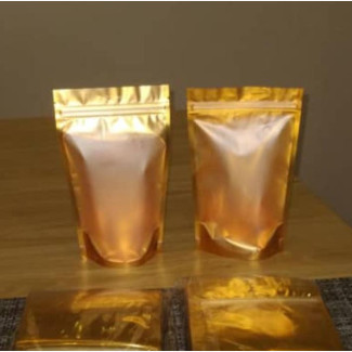 Gold Food and Snack Pouches - Brand New