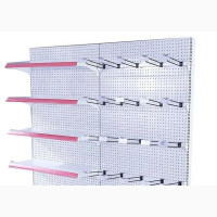 Single Sided Supermarket Shelve With Hook and Bar