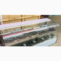 10 Plates Curved Up and Down Glass Food Warmer