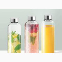 Borosilicate Glass Water Bottle, 1000 Ml