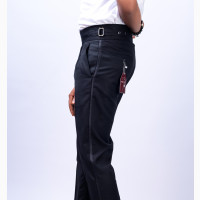 Beltless High Waist Band Pant With Tux