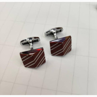 Luxury Brown Silver Cufflinks for Any Occasion